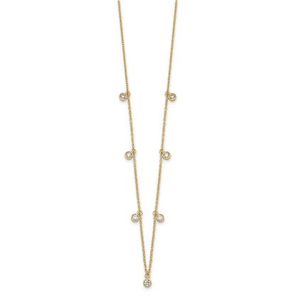 True Origin Lab Grown Diamond VS+ F+ Complete 9 Station 18 in Necklace