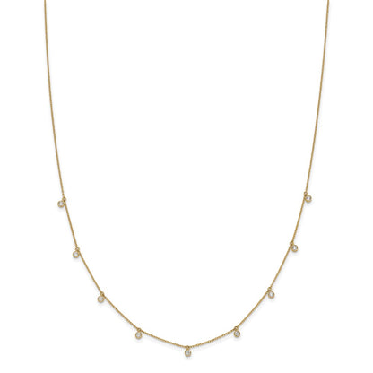 True Origin Lab Grown Diamond VS+ F+ Complete 9 Station 18 in Necklace