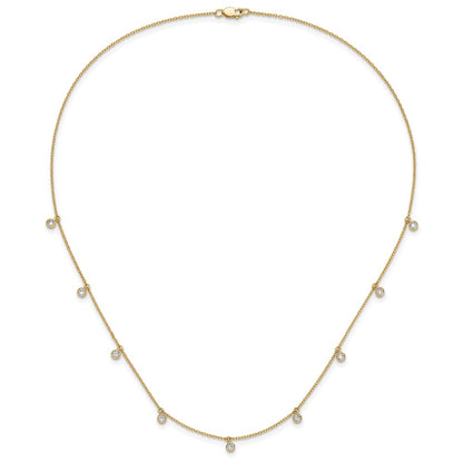 True Origin Lab Grown Diamond VS+ F+ Complete 9 Station 18 in Necklace