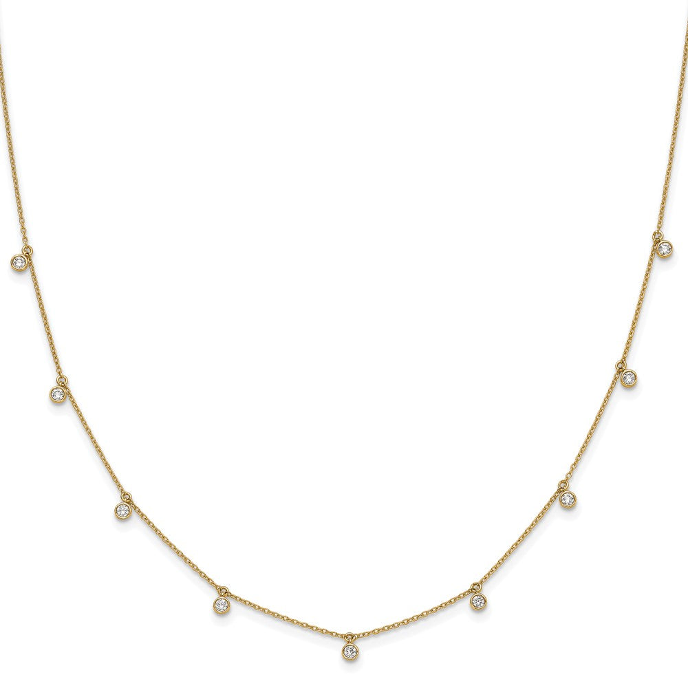 True Origin Lab Grown Diamond VS+ F+ Complete 9 Station 18 in Necklace