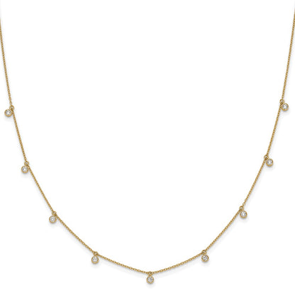 True Origin Lab Grown Diamond VS+ F+ Complete 9 Station 18 in Necklace