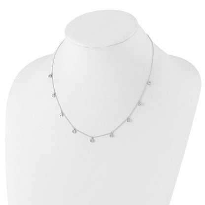 True Origin Lab Grown Diamond VS+ F+ Complete 9 Station 18 in Necklace