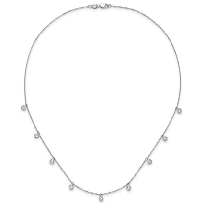 True Origin Lab Grown Diamond VS+ F+ Complete 9 Station 18 in Necklace