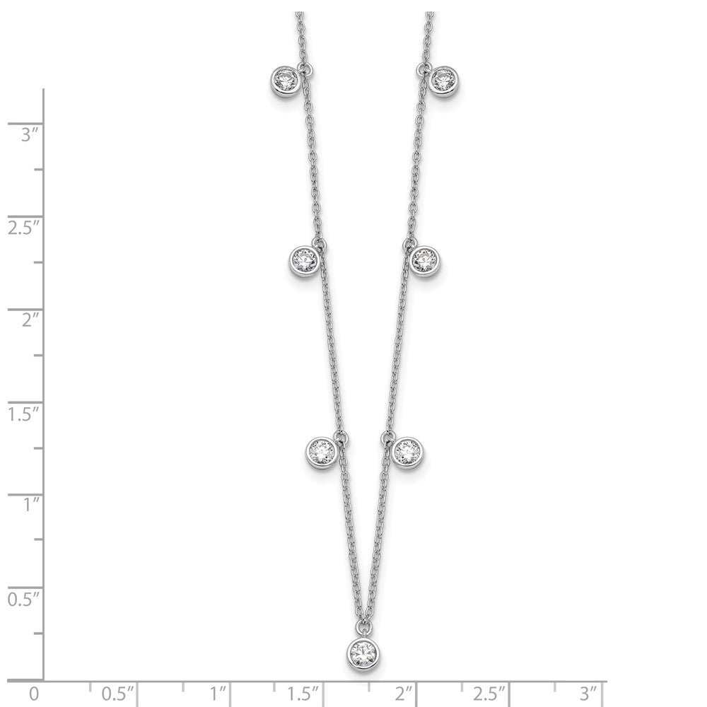 True Origin Lab Grown Diamond VS+ F+ Complete 9 Station 18 in Necklace