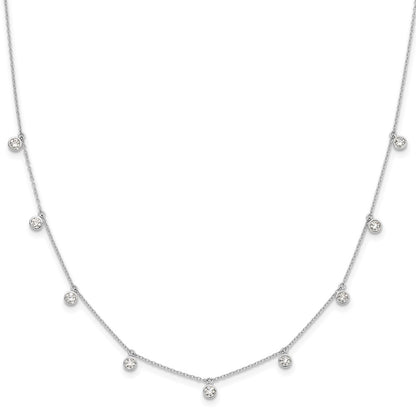 True Origin Lab Grown Diamond VS+ F+ Complete 9 Station 18 in Necklace