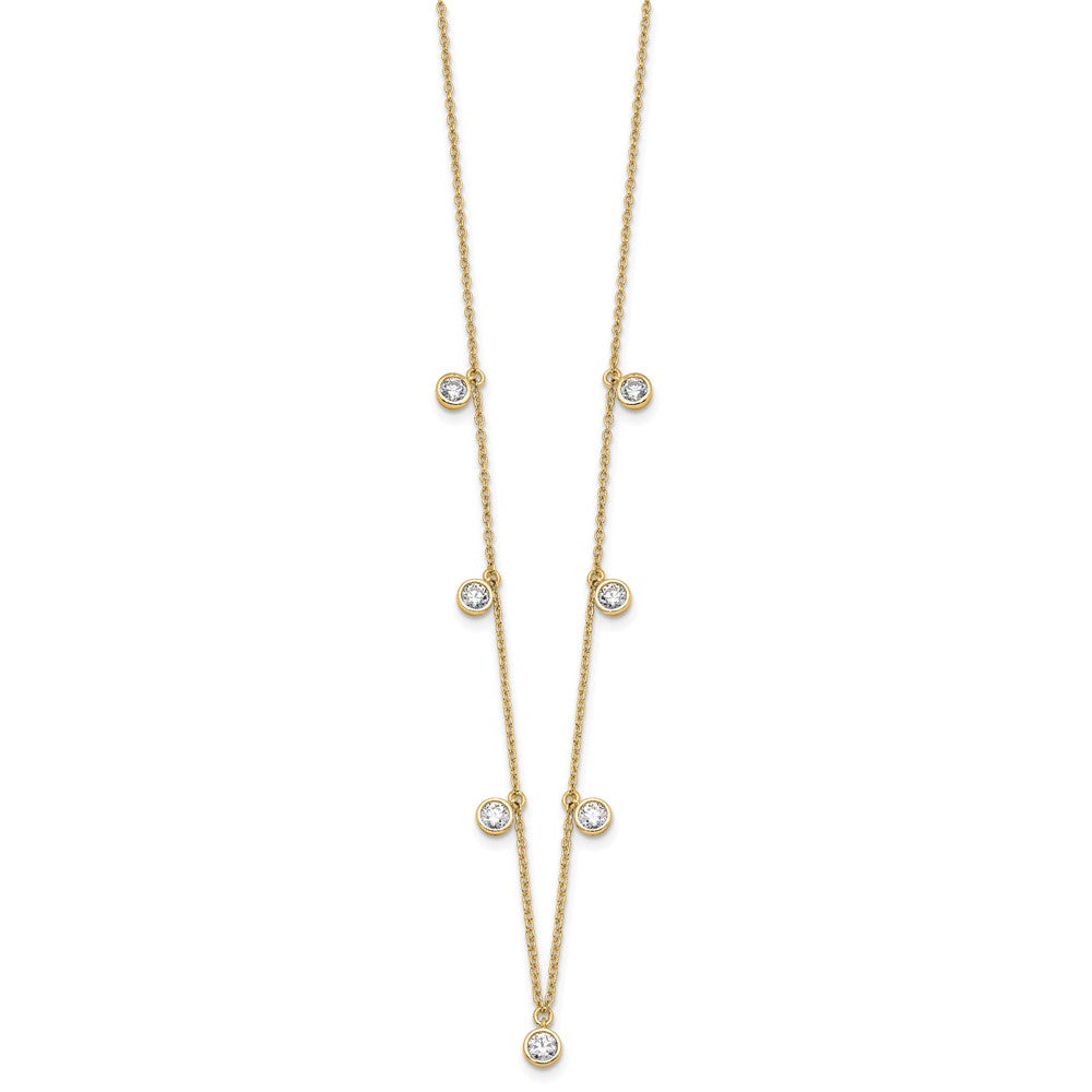 True Origin Lab Grown Diamond VS+ F+ Complete 9 Station 18 in Necklace