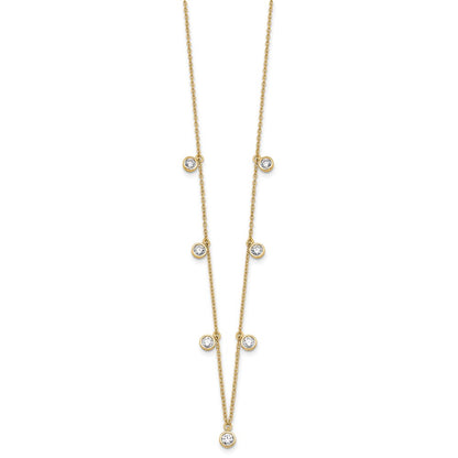 True Origin Lab Grown Diamond VS+ F+ Complete 9 Station 18 in Necklace