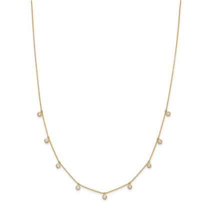 True Origin Lab Grown Diamond VS+ F+ Complete 9 Station 18 in Necklace