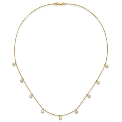 True Origin Lab Grown Diamond VS+ F+ Complete 9 Station 18 in Necklace