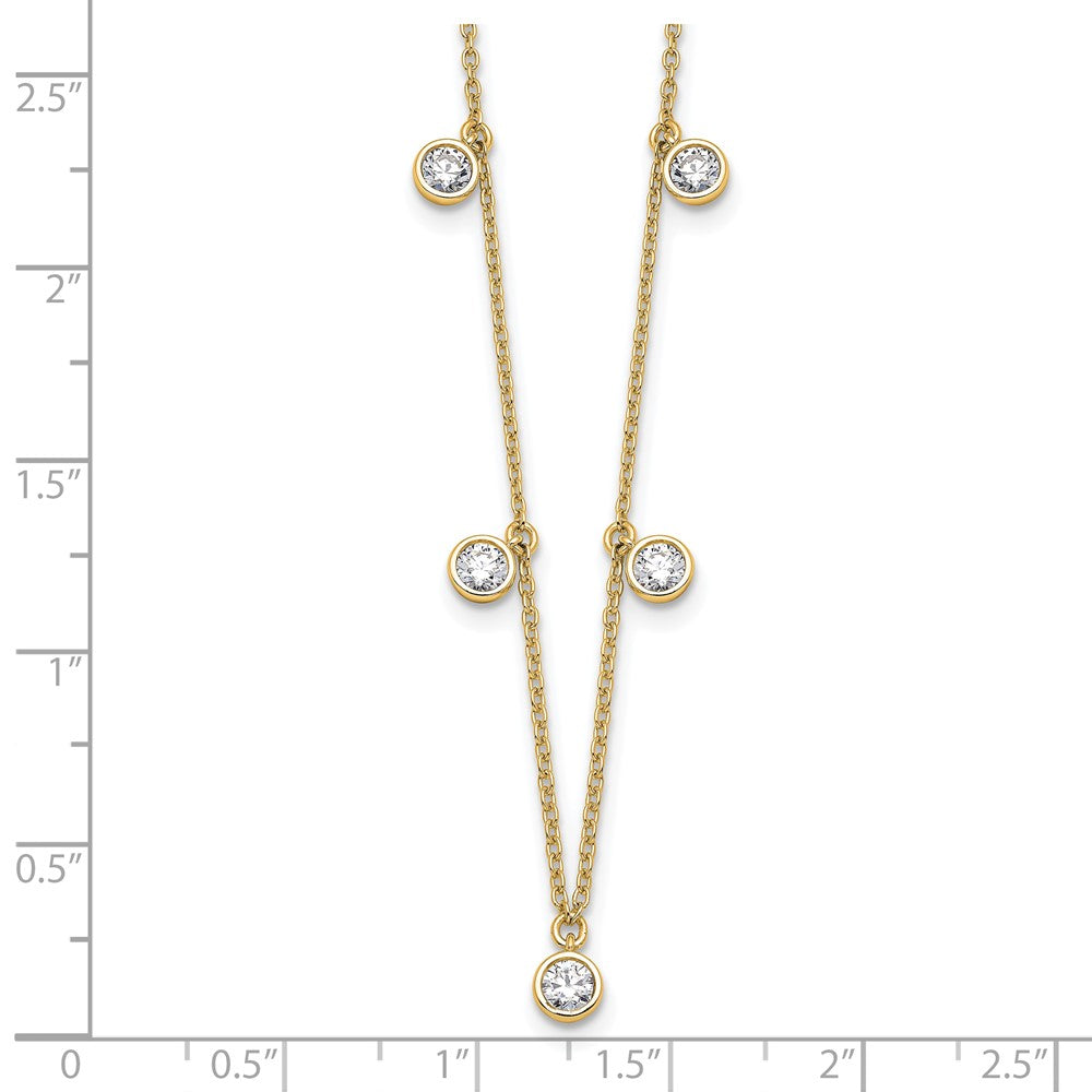 True Origin Lab Grown Diamond VS+ F+ Complete 9 Station 18 in Necklace