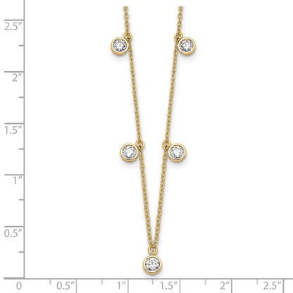 True Origin Lab Grown Diamond VS+ F+ Complete 9 Station 18 in Necklace
