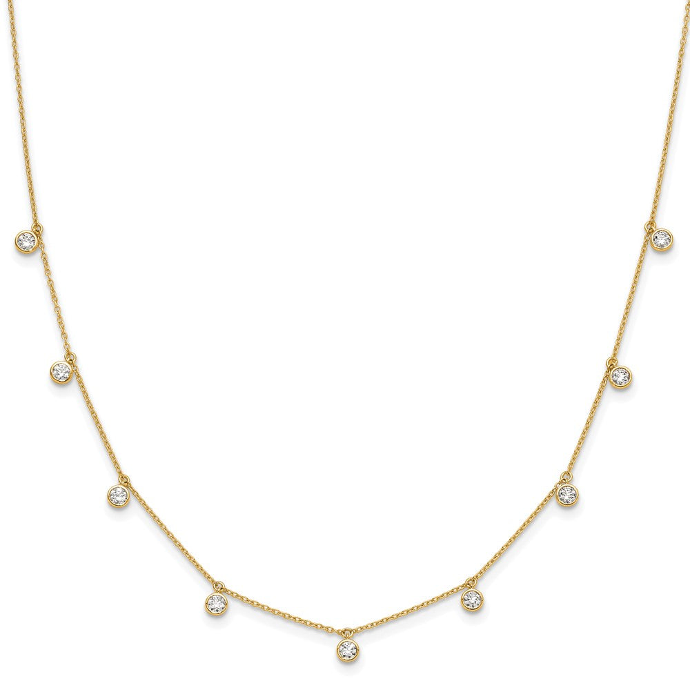 True Origin Lab Grown Diamond VS+ F+ Complete 9 Station 18 in Necklace