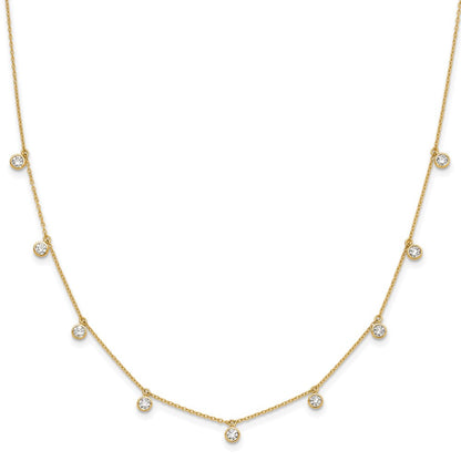 True Origin Lab Grown Diamond VS+ F+ Complete 9 Station 18 in Necklace
