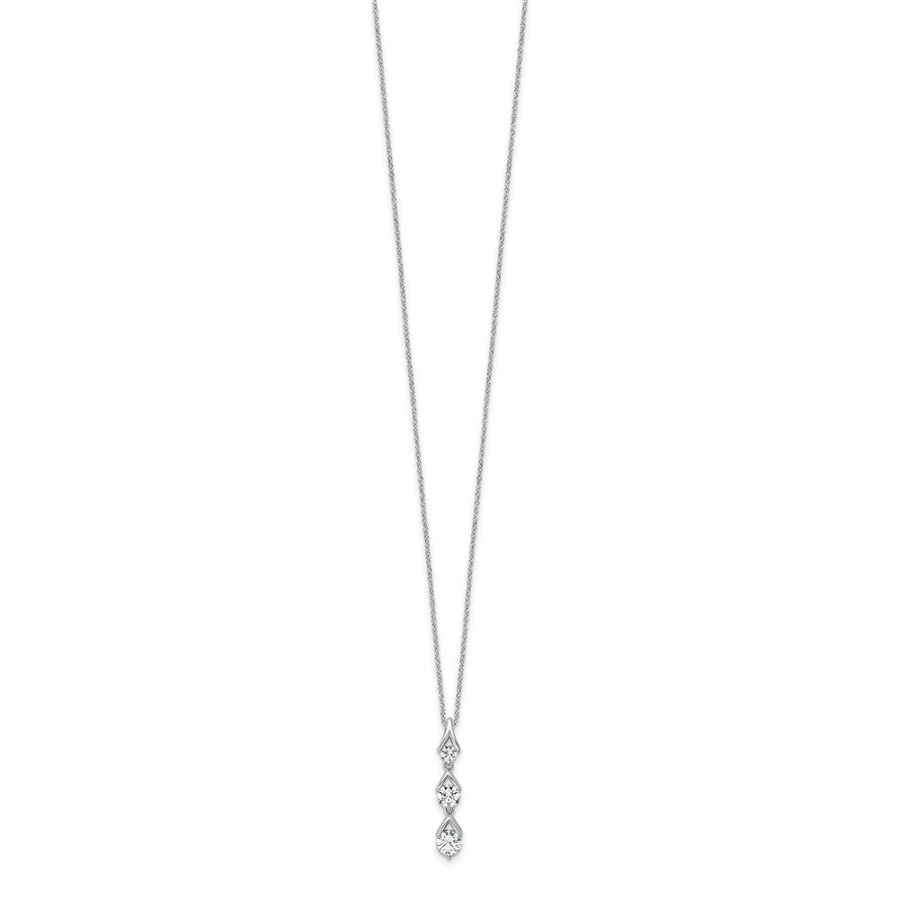 True Origin Lab Grown Diamond VS+ F+ 18 in Complete Pendant Necklace