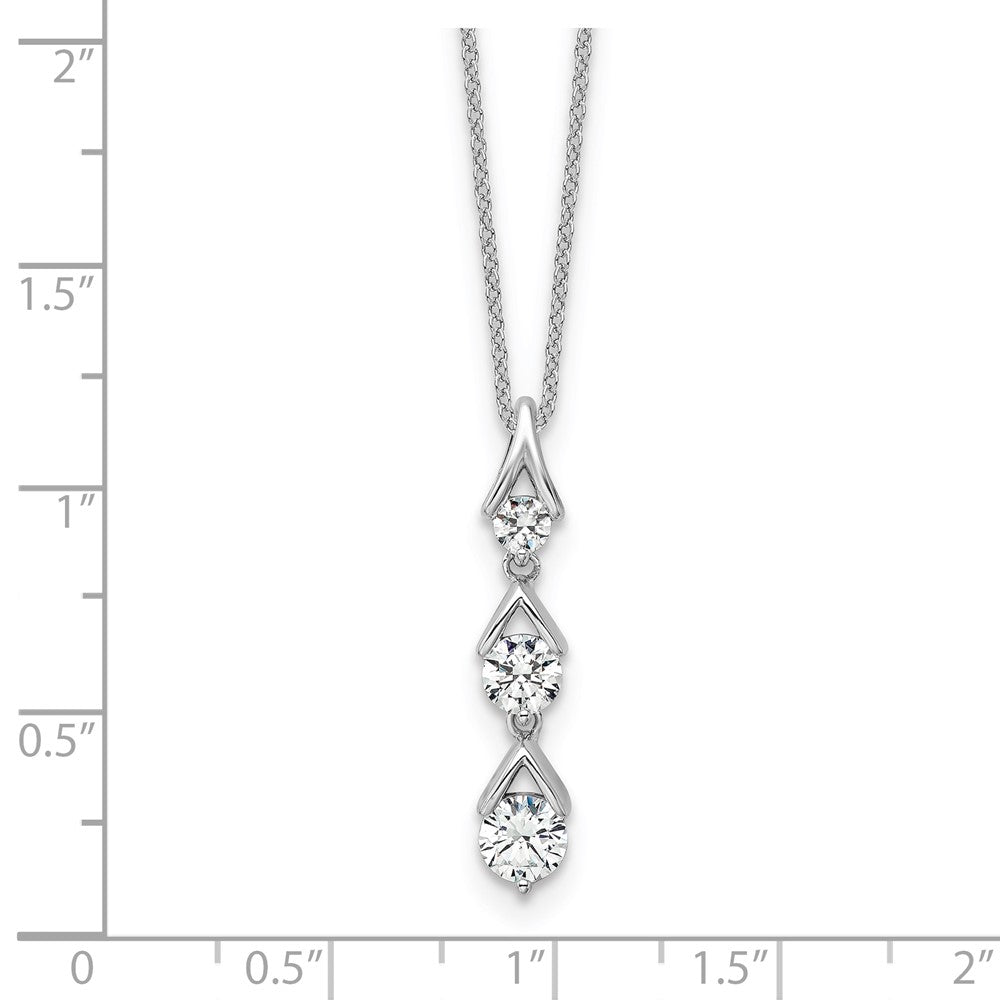 True Origin Lab Grown Diamond VS+ F+ 18 in Complete Pendant Necklace