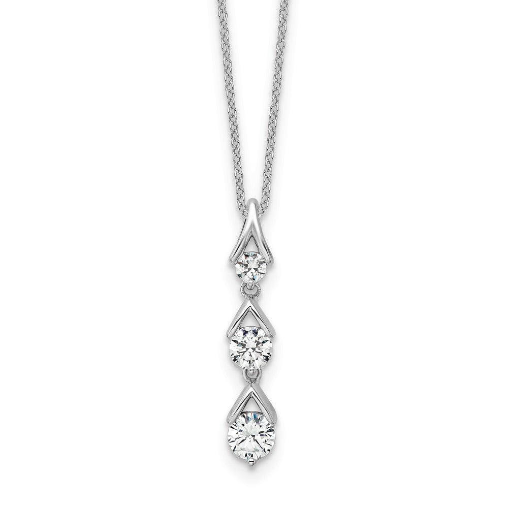 True Origin Lab Grown Diamond VS+ F+ 18 in Complete Pendant Necklace