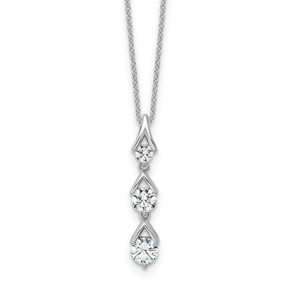 True Origin Lab Grown Diamond VS+ F+ 18 in Complete Pendant Necklace