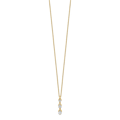 True Origin Lab Grown Diamond VS+ F+ 18 in Complete Pendant Necklace