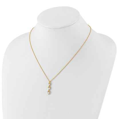 True Origin Lab Grown Diamond VS+ F+ 18 in Complete Pendant Necklace