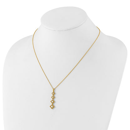 True Origin Lab Grown Diamond VS+ F+ 18 in Complete Pendant Necklace