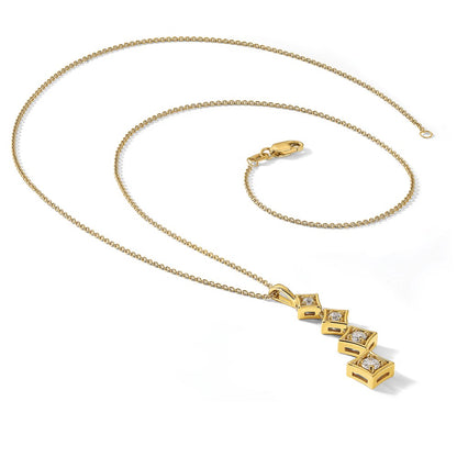 True Origin Lab Grown Diamond VS+ F+ 18 in Complete Pendant Necklace