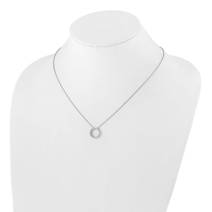 True Origin Lab Grown Diamond VS+ F+ Complete 18 in Eternity Pendant Necklace