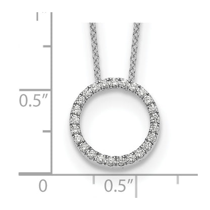 True Origin Lab Grown Diamond VS+ F+ Complete 18 in Eternity Pendant Necklace