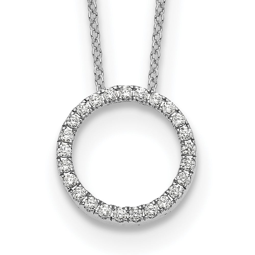 True Origin Lab Grown Diamond VS+ F+ Complete 18 in Eternity Pendant Necklace