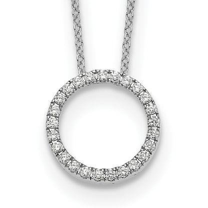 True Origin Lab Grown Diamond VS+ F+ Complete 18 in Eternity Pendant Necklace