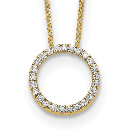 True Origin Lab Grown Diamond VS+ F+ Complete 18 in Eternity Pendant Necklace