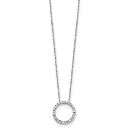 True Origin Lab Grown Diamond VS+ F+ Complete 18 in Eternity Pendant Necklace