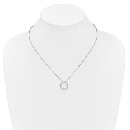 True Origin Lab Grown Diamond VS+ F+ Complete 18 in Eternity Pendant Necklace