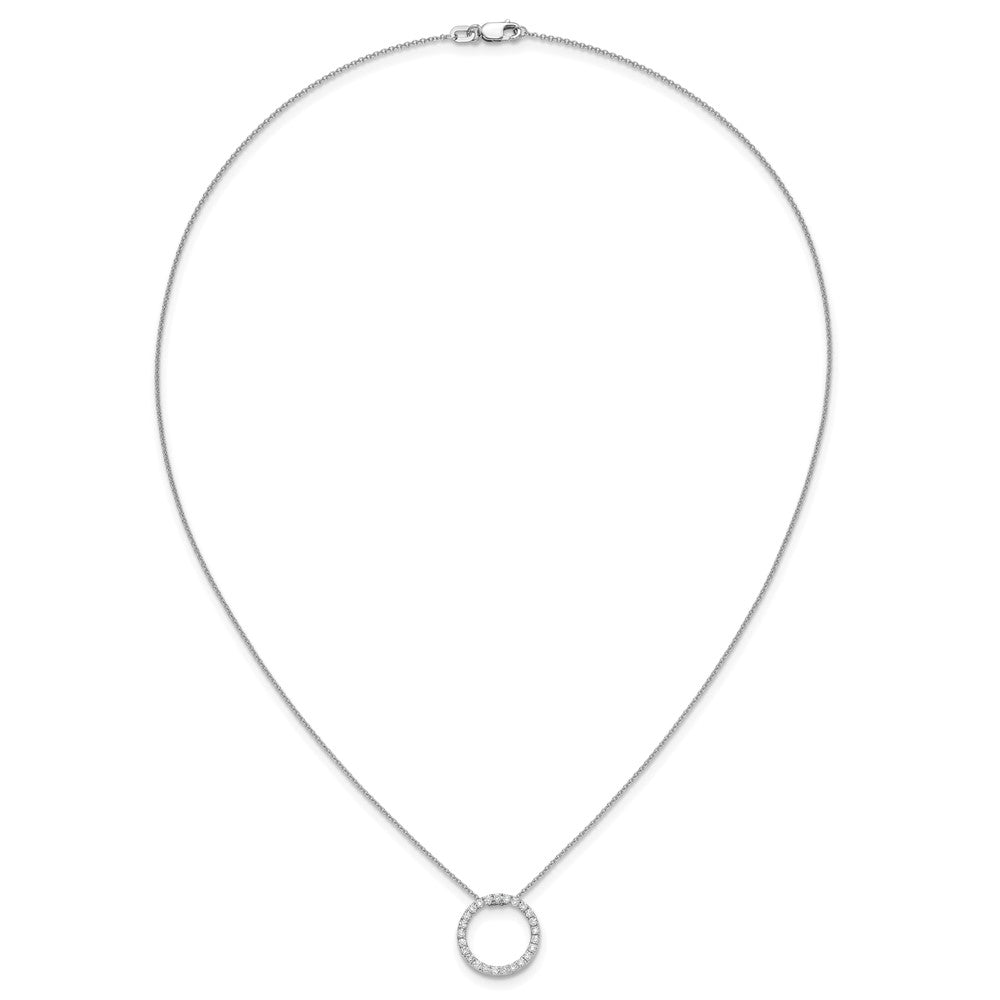 True Origin Lab Grown Diamond VS+ F+ Complete 18 in Eternity Pendant Necklace