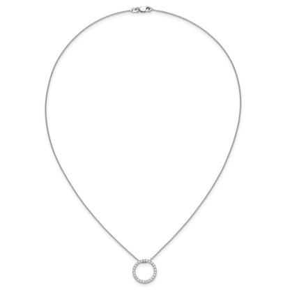 True Origin Lab Grown Diamond VS+ F+ Complete 18 in Eternity Pendant Necklace
