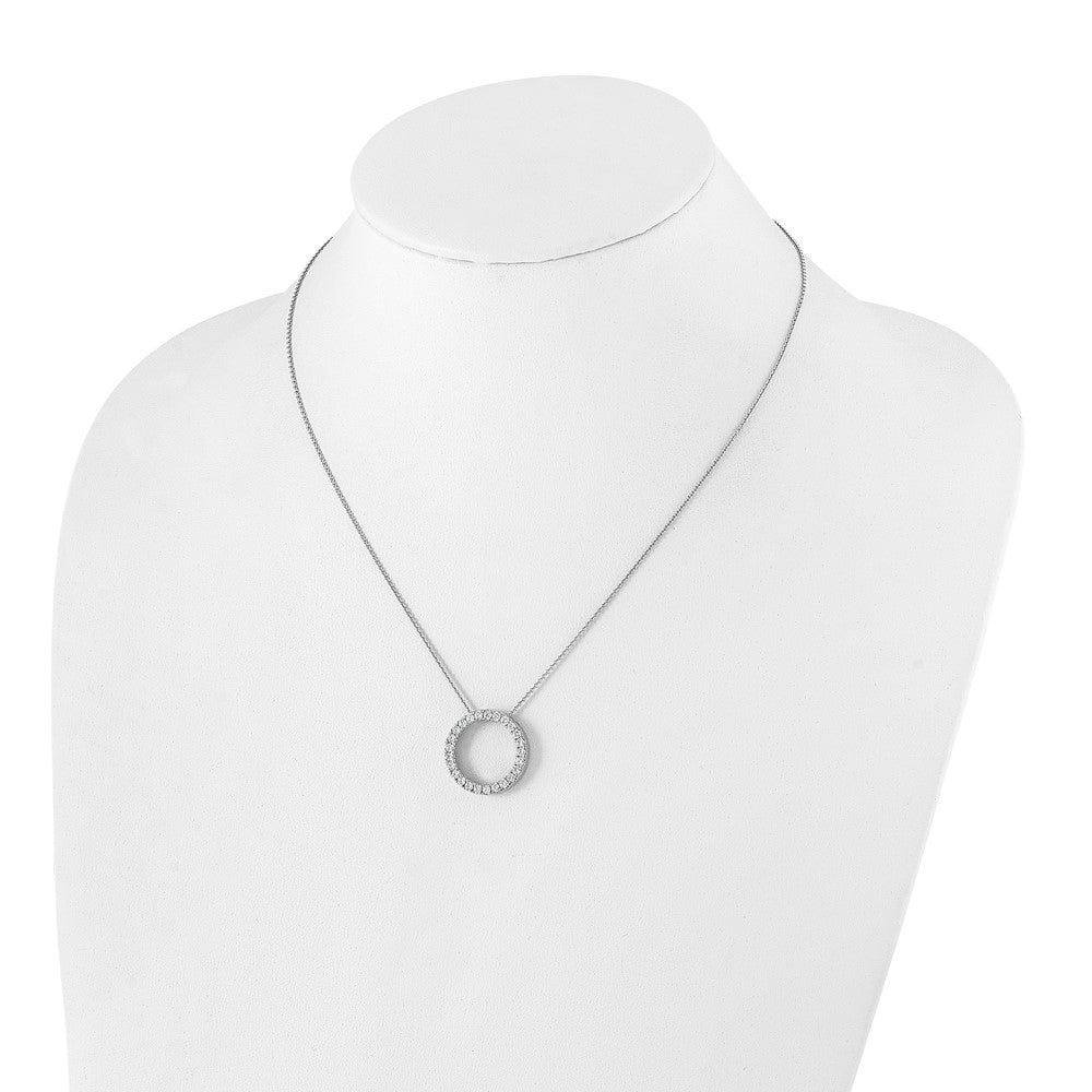 True Origin Lab Grown Diamond VS+ F+ Complete 18 in Eternity Pendant Necklace