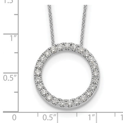 True Origin Lab Grown Diamond VS+ F+ Complete 18 in Eternity Pendant Necklace