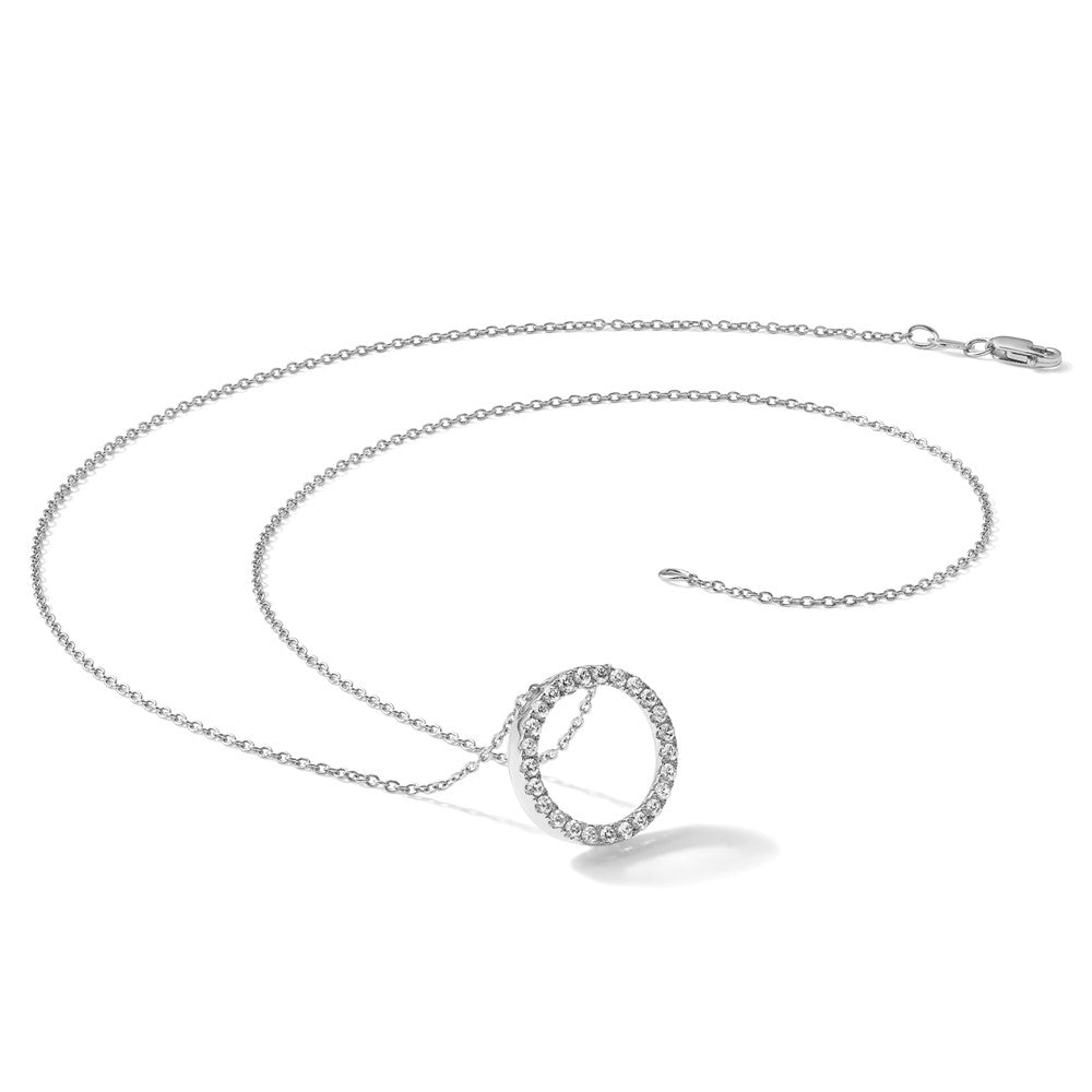 True Origin Lab Grown Diamond VS+ F+ Complete 18 in Eternity Pendant Necklace