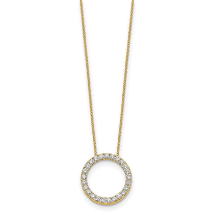 True Origin Lab Grown Diamond VS+ F+ Complete 18 in Eternity Pendant Necklace