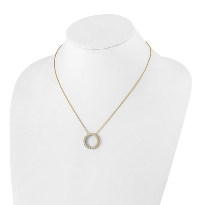 True Origin Lab Grown Diamond VS+ F+ Complete 18 in Eternity Pendant Necklace