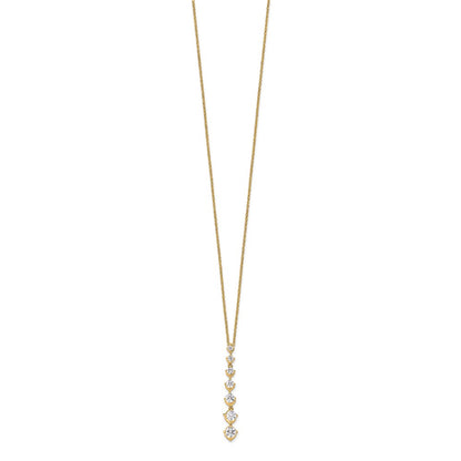 True Origin Lab Grown Diamond VS+ F+ 18 in Complete Pendant Necklace