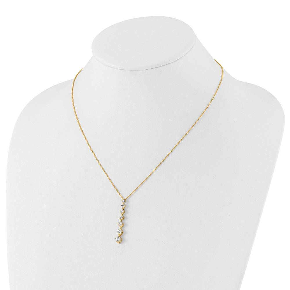 True Origin Lab Grown Diamond VS+ F+ 18 in Complete Pendant Necklace