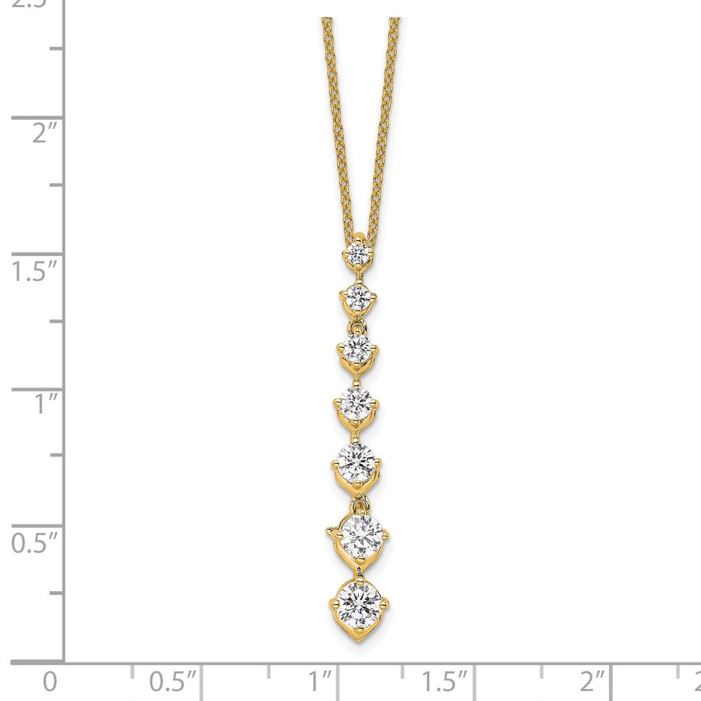 True Origin Lab Grown Diamond VS+ F+ 18 in Complete Pendant Necklace