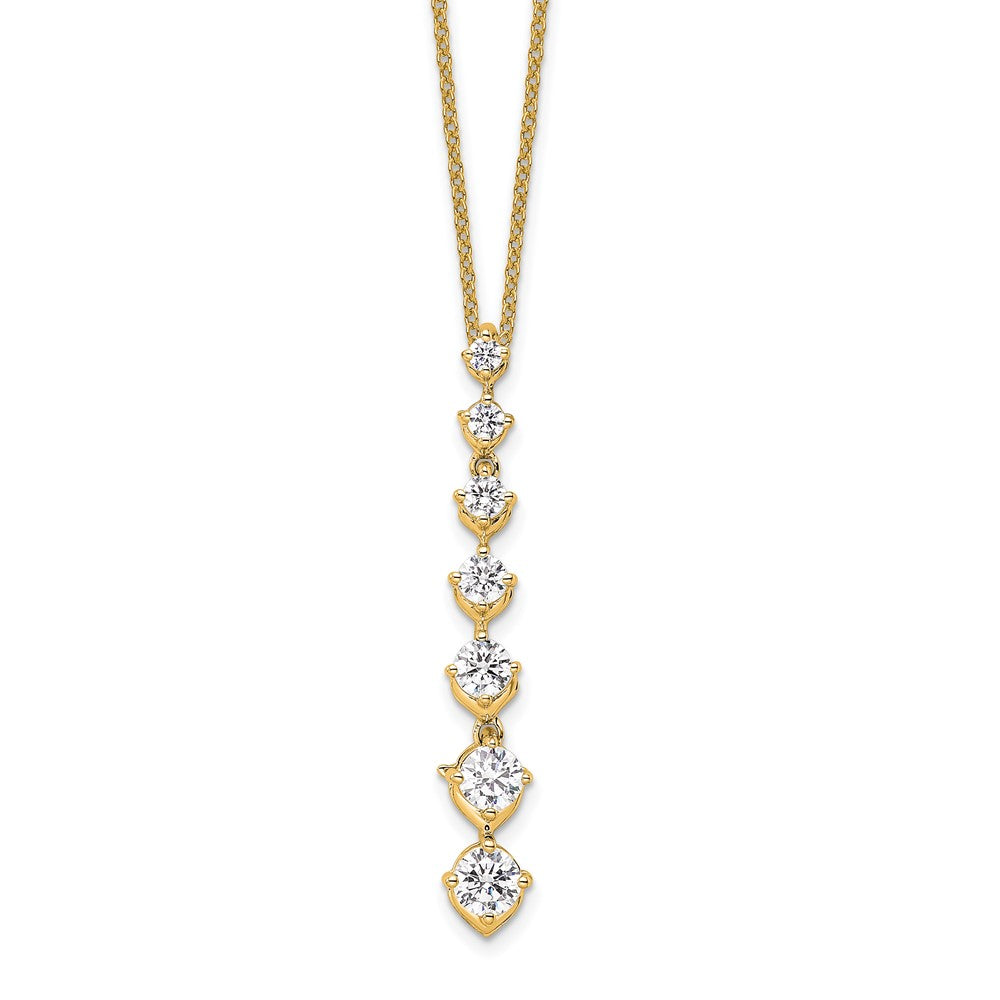 True Origin Lab Grown Diamond VS+ F+ 18 in Complete Pendant Necklace