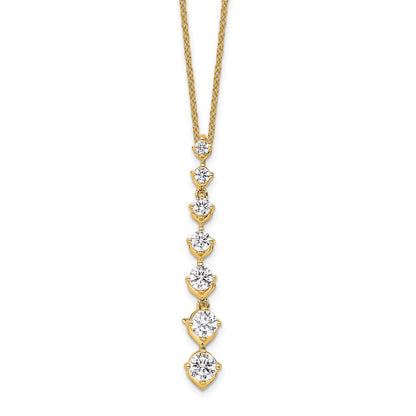 True Origin Lab Grown Diamond VS+ F+ 18 in Complete Pendant Necklace