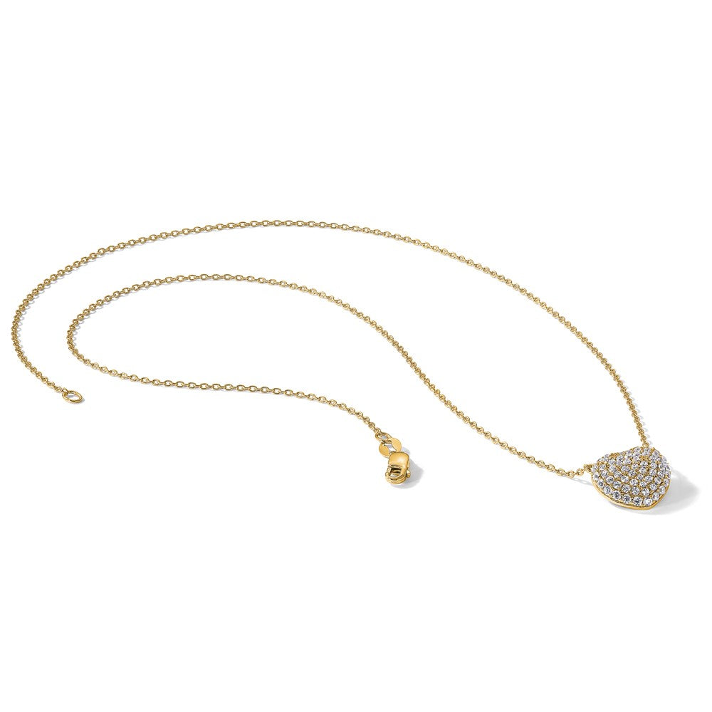 True Origin Lab Grown Diamond VS+ F+ Complete 18 in Heart Necklace
