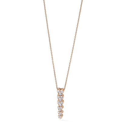 True Origin Lab Grown Diamond VS+ F+ Complete 18 in Hearts Pendant Necklace