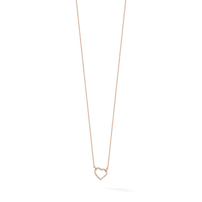 True Origin Lab Grown Diamond VS+ F+ Complete 18in Open Heart Necklace
