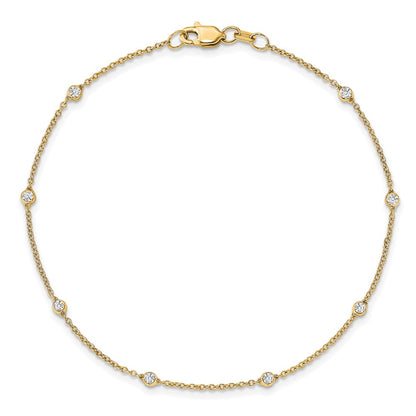 True Origin Lab Grown Diamond VS+ F+ Complete 7 Station 7 in Bracelet
