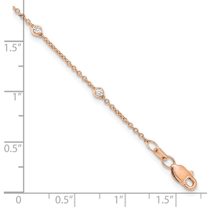 True Origin Lab Grown Diamond VS+ F+ Complete 7 Station 7 in Bracelet