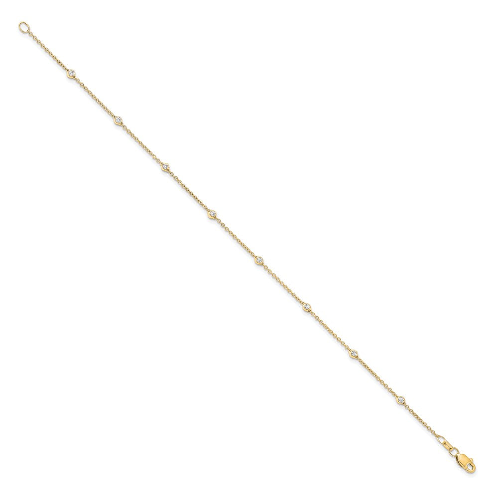 True Origin Lab Grown Diamond VS+ F+ Complete 7 Station 7 in Bracelet